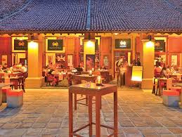 Seafood dinner at Dutch Hospital